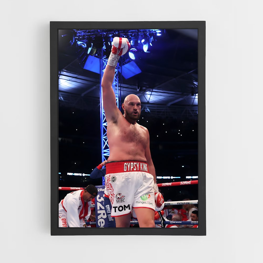 Poster Tyson fury lève (vue 2)